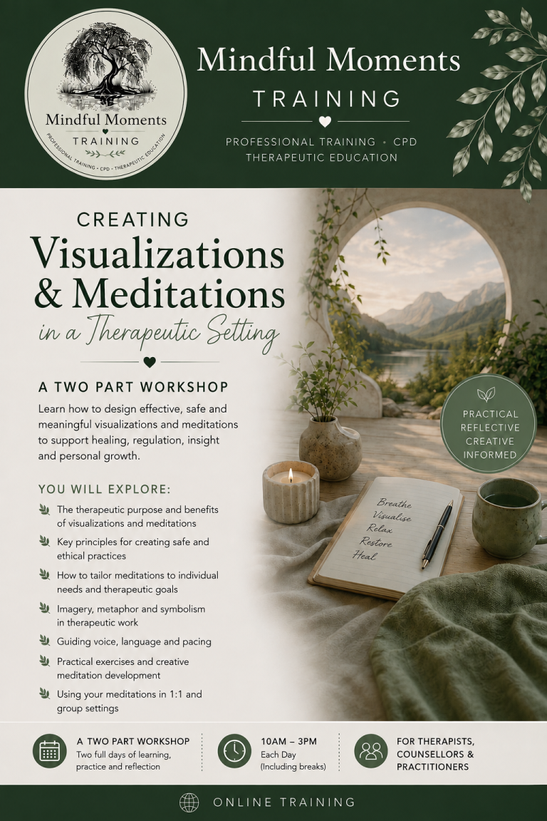 Visualization CPD A countryside view through an opening and a notebook and pen